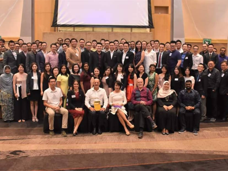 Speaking at alumni gathering of Lancaster University